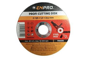 Enpro Disk za rezanje metala Metal cutting disc PROFI, 125 x 1 x 22.2 mm