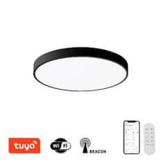 Immax Stropna svjetiljka 07248L LITE SEMPLICI black 40cm 36W 2736lm Tuya WiFi BEACON