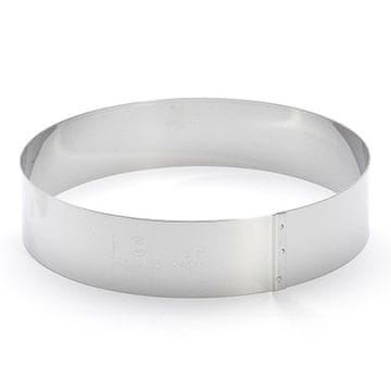 de Buyer Krug torte 3989.20, diameter 20 cm, height 4.5 cm, round, stainless steel, smooth inner surface