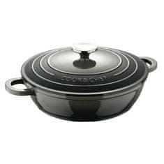 Bergner Lonac s keramičkom površinom BG-36103-GY with lid EXCALIBUR 24 cm gray