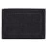 Prostirka za kupanje KL-23909 LAVINIA 100% organic cotton black 50x70 cm