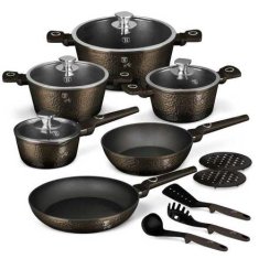 Berlingerhaus Set posuđa BH-8244 s titanovým povrchem 15 ks Primal Gloss Collection