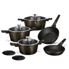 Berlingerhaus Set posuđa BH-8243 s titanovým povrchem 10 ks Primal Gloss Collection