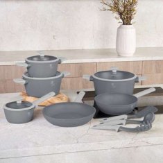 Berlingerhaus Set posuđa BH-8245 s titanovým povrchem 15 ks Aspen Collection