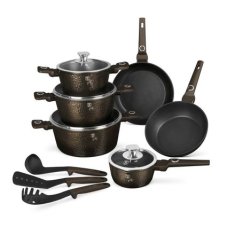 Berlingerhaus Set posuđa BH-8244 s titanovým povrchem 15 ks Primal Gloss Collection