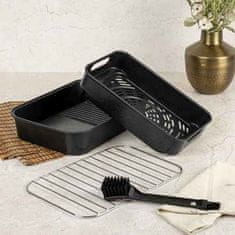 Berlingerhaus Višenamjenska pećnica s vrućim zrakom BH-9668 12 in 1 Black Rose Collection