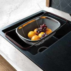 Berlingerhaus Cjedilo BH-8824 with retractable handles for stainless steel sink Leonardo Collection