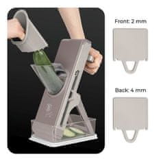 Berlingerhaus Ribež za povrće BH-8798 with 4-in-1 container Taupe Collection