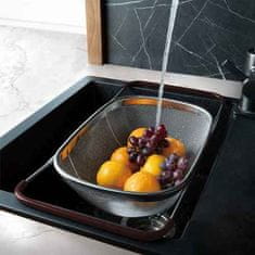 Berlingerhaus Cjedilo BH-8824 with retractable handles for stainless steel sink Leonardo Collection