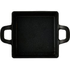 Masterpro Posuda za pečenje od lijevanog željeza BGMP-3805-EM with stand COOK & SHARE 12.6x18.5x3.6 cm black