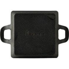 Masterpro Posuda za pečenje od lijevanog željeza BGMP-3805-EM with stand COOK & SHARE 12.6x18.5x3.6 cm black