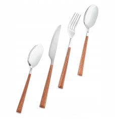 Ostatní Set pribora za jelo HT-22081576 16 pcs wood / stainless steel