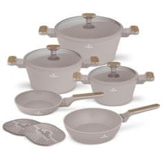 Berlingerhaus Set posuđa BH-8343 10 ks Taupe Nordic Collection