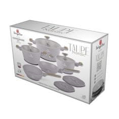 Berlingerhaus Set posuđa BH-8343 10 ks Taupe Nordic Collection