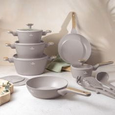 Berlingerhaus Set posuđa BH-8344 15 ks Taupe Nordic Collection