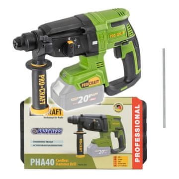 Procraft Akumulatorska bušilica/odvijač PHA40bb-c (without battery and charger in the case)