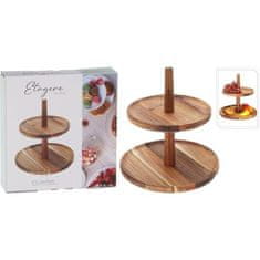 EXCELLENT Sitnica KO-210001360 two-tier 23 cm Acacia
