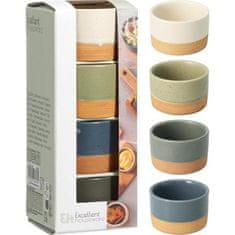 EXCELLENT Set zdjela KO-210001070 for snacks 4 pcs 6.5 x 4 cm
