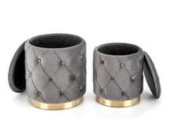 Halmar Set od dva stolca POLLY, ash (1p=1kpl)