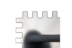 Kubala Lopatica Stainless steel trowel 130 x 355 mm tooth 12 x16 mm LARGE FORMAT