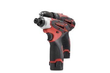 STAYER Set akumulatorske bušilice i udarnog ključa Set PBL 122 DP K + ISL 122 D K, case