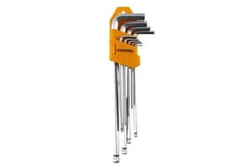Enpro SET imbus ključeva 703224 SET of hex keys with ball 1.5 - 10 mm, 9 pcs, extended, CrV,