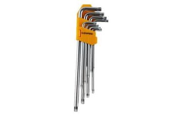 Enpro Set Torx L-ključeva 703225 Set of L-keys torx CrV extended T10 - T50 9 pcs,
