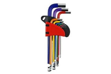 Enpro Imbus ključ 703226 Allen keys SET with ball 1.5 - 10 mm, 9 pcs, CrV, colored,