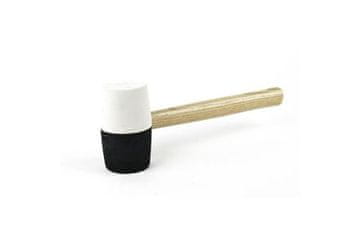 Enpro Gumeni čekić 704065 Rubber mallet, 65 mm, black - white, wooden handle,
