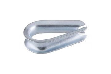 Ostatní Ušice za užad Euro Tools 151260 Eyelets for ropes, 20 mm, ZN