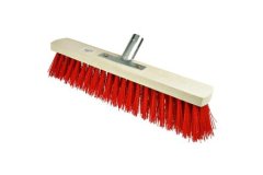 Ostatní Metla Euro Tools 139762Q Road Broom, 400 x 60 mm, pile 8 cm, red