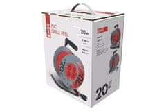 EMOS Produžni kabel na bubnju 108220 Extension cable, 20m / 230V, coil, 4 sockets
