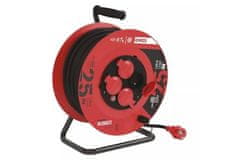 EMOS Produžni kabel na bubnju 108350 Extension cable, 50m / 230V, coil, 4 sockets, rubber