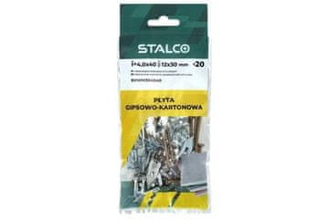 STALCO Metalni tipl za suhu gradnju s vijkom BKWM304040 Metal drywall anchor with screw, 20 pcs.