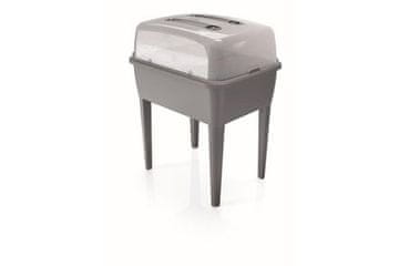 Prosperplast Sadilica 150511 RESPANA PLANTER SET, 82 x 38.7 x 77 cm, gray stone