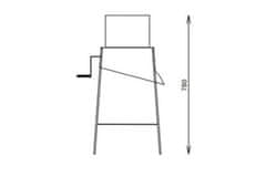 Ostatní Rezač repe EURO tools 144793 Galvanized beet cutter