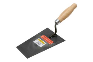 Ostatní Žlica EURO tools 132004 Steel trowel, 180 x 130 mm, black