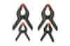 Stezaljke EURO tools 123580 Plastic clamps, SET 4 pcs.