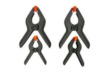 Ostatní Stezaljke EURO tools 123580 Plastic clamps, SET 4 pcs.