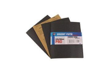 Ostatní Šmirgl papir EURO tools 121709 Sanding paper 230 x 280 mm P240, 10 pcs, waterproof