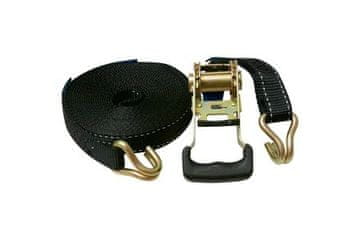 Ostatní Zatezni remen EURO tools 151029 Ratchet strap with hooks, 6 m, 1500 kg