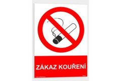 Ostatní Sigurnosna tablica EURO tools 40700251 Safety table - plastic A4 No smoking