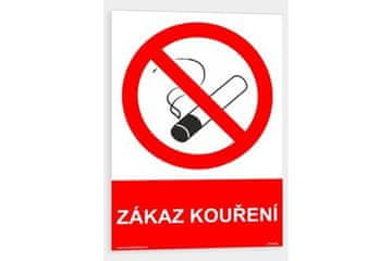 Ostatní Sigurnosna tablica EURO tools 40700251 Safety table - plastic A4 No smoking