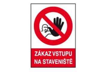 Ostatní Sigurnosna tablica EURO tools 40702416 Safety table - sticker A4 No entry to construction site