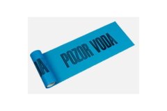 Ostatní Upozoravajuća traka EURO tools 138891 Warning foil CAUTION WATER, 300 mm / 70 µm, 100 m, blue