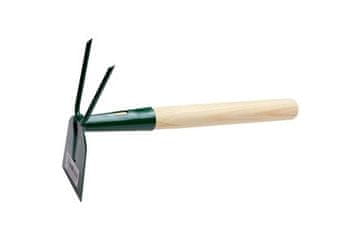 Ostatní Motika EURO tools 144704 Flat hoe, 2 teeth, with 25 cm handle
