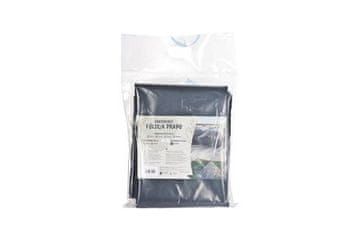 Ostatní Folija EURO tools 125609 LDPE foil 2.4 x 10 m, 120 µm, black regranulate