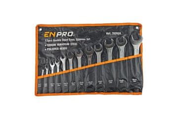 Enpro Ključ 702924 Open-end wrenches, double-ended, 12 pcs, 6 - 32 mm