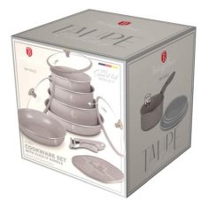 Berlingerhaus Set posuđa BH-8422 13 kusů Taupe Nordic Collection