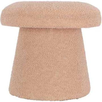 HOMESTYLING Tabure KO-AAK400110 Mushroom-shaped stool 43 cm beige